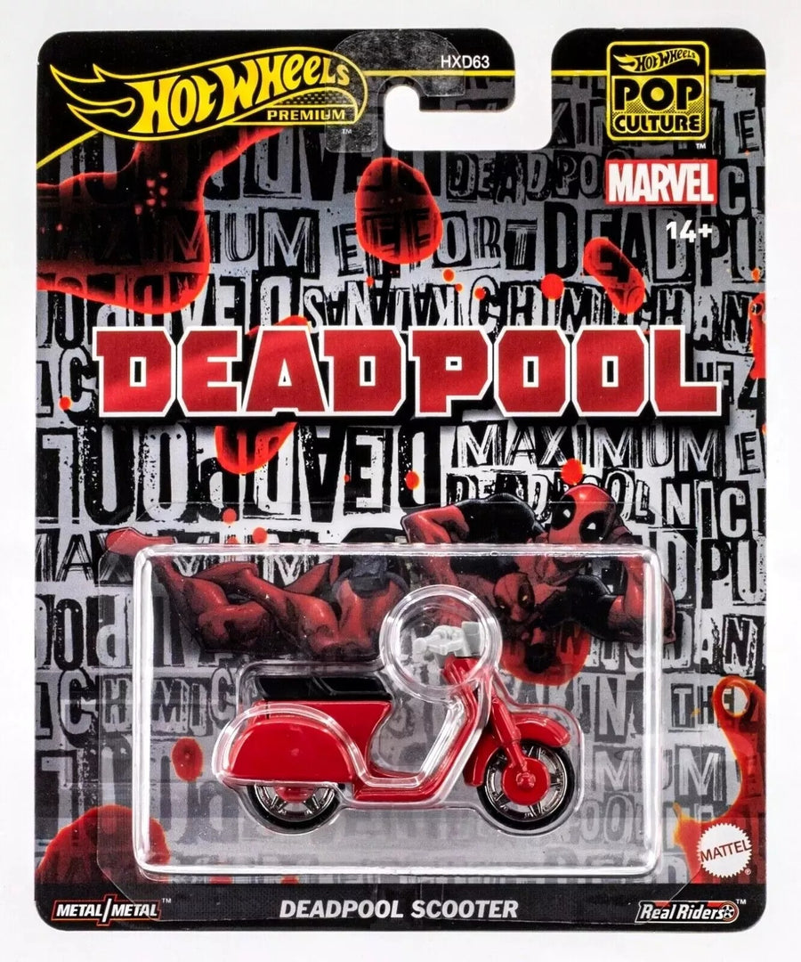 Hot Wheels 1/64 Deadpool Scooter