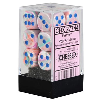 12 D6 Festive Art Pop/Bleu