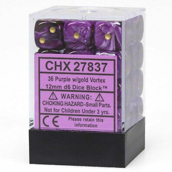 36 D6 Vortex Pourpre/Or