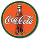 Enseigne Metal Coka-Cola Ronde