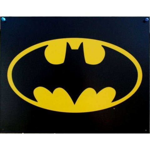 Batman Logo Metal Sign