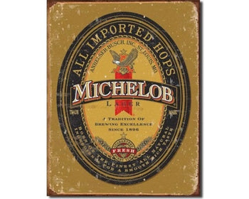 Enseigne Metal Michelob