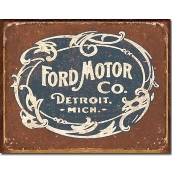 Enseigne Metal Ford Motor