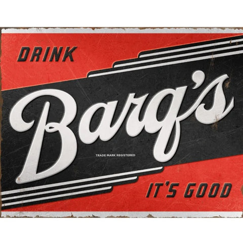 Enseigne Metal Barq''