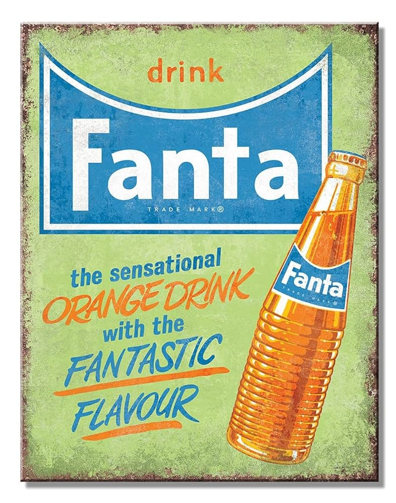 Enseigne Metal Drink Fanta