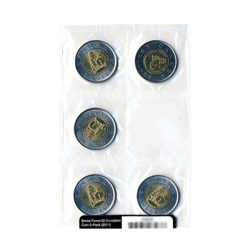 2011 Ens. 5x 2$ Parc