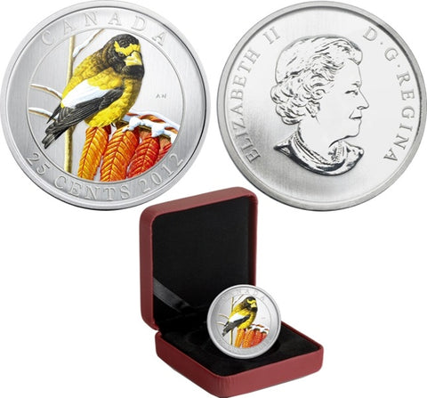 2012 25¢ The Wandering Grosbeak