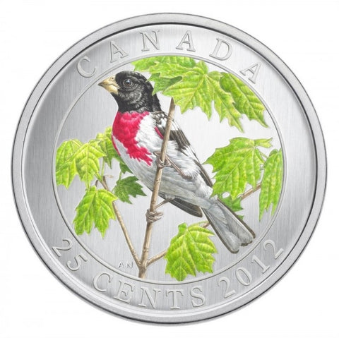 2012 25¢ Le Cardinal A Poitrine Rose
