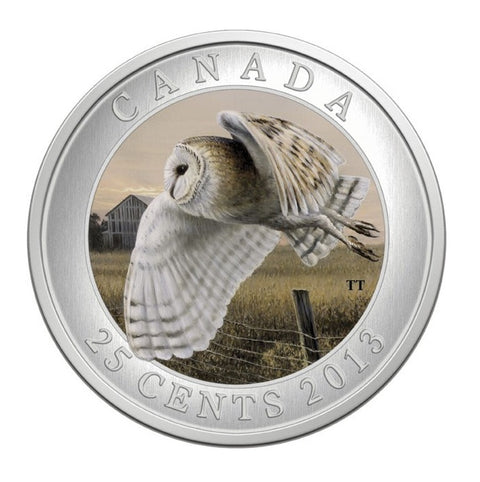 2013 25¢ The Barn Owl