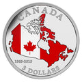 2015 3$ 50e Du Drapeau Canadien