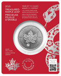 2025 1 Oz Maple Leaf - Year of the Snake