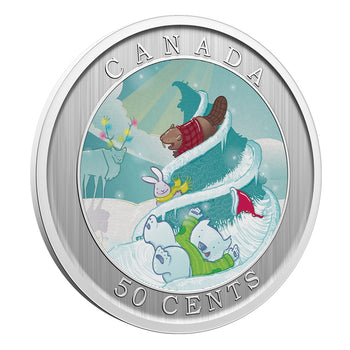 2025 50¢ Sapin Enchanté