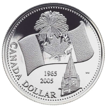 2005 1$ SP 40e Drapeau Canada