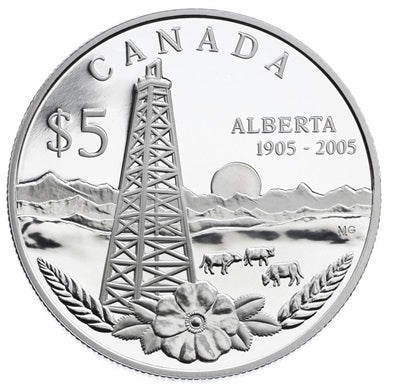 2005 5$ Centenaire Alberta