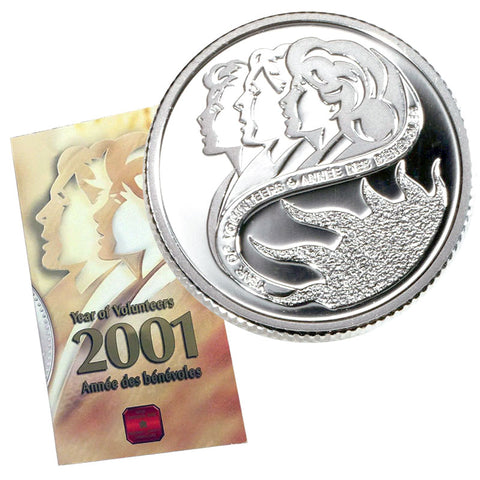 2001 10¢ Année Des Bénévoles
