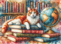 PZ1000 Livres, Globe Et Chat