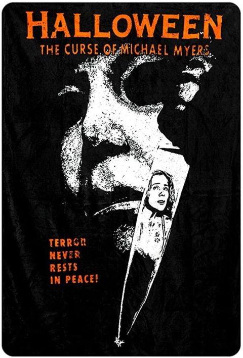 Halloween "The Curse Of Michael Myers" Throw Blanket