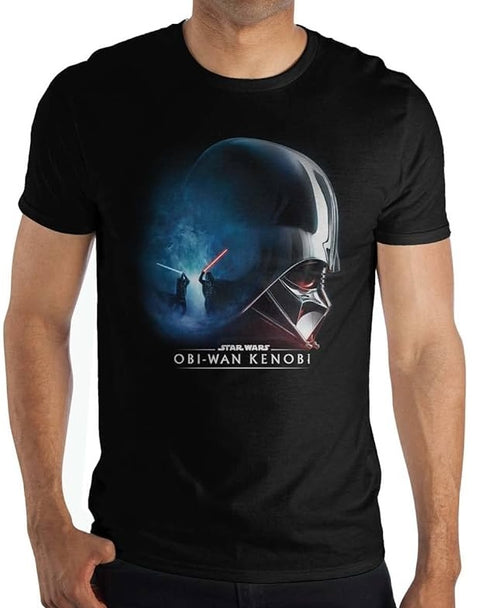 Kenobi Vs Vader Dueling Medium T-Shirt