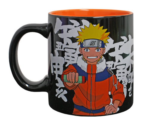 Mug 16 Oz Naruto Graphic Badge