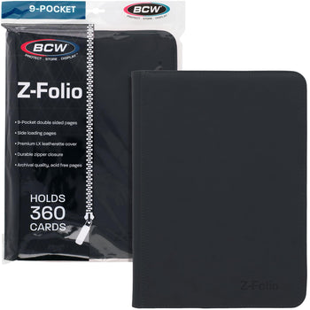Z-Folio 9 Pochette Pour Toploader Noir