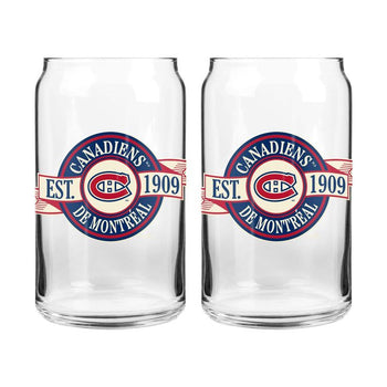 Ensembles de 2 Verres 16 Oz - Canadiens