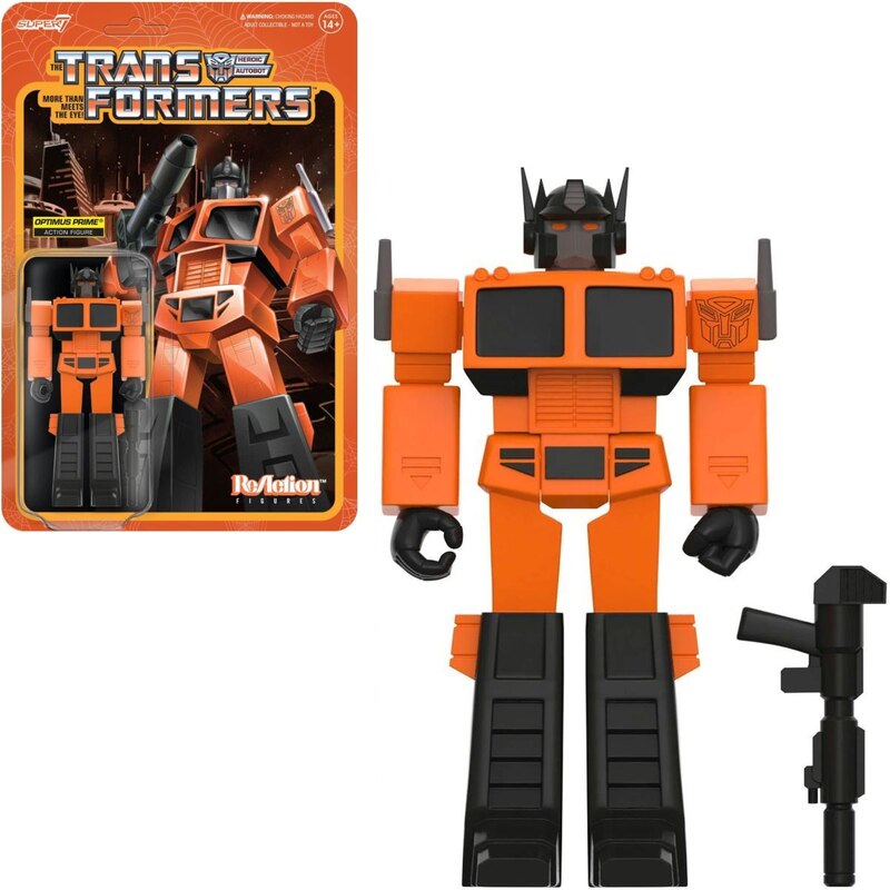 Reaction Transformers Optimus Prime (Orange/Black)