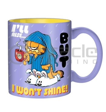 Tasse 20 Oz Garfield I'll Rise But I Won't Shine