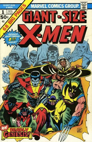 Enseigne Métal - Giant Size X-Men