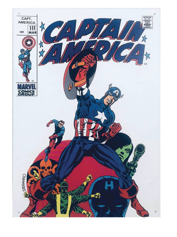 Enseigne Métal - Captain America