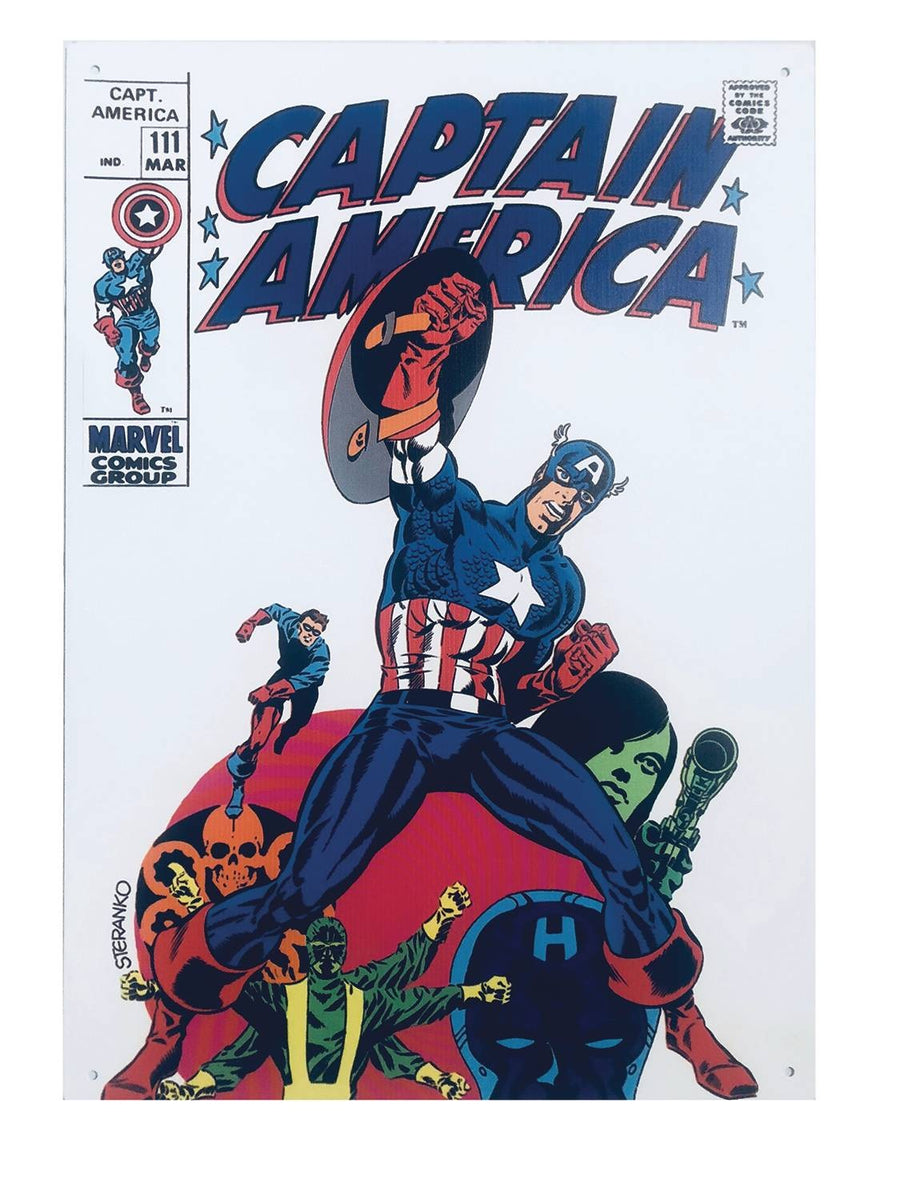 Enseigne Métal - Captain America