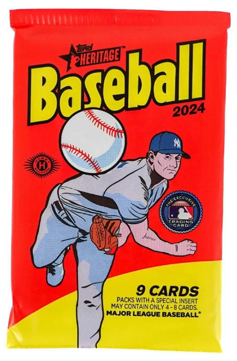 2024 Topps Heritage Baseball Pack