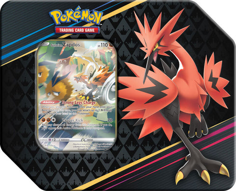 Crown Zenith Tin Galarian Zapdos