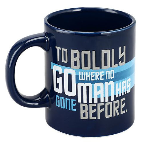 Star Trek "To Boldly Go Where No Man Has Gone Before" Mug