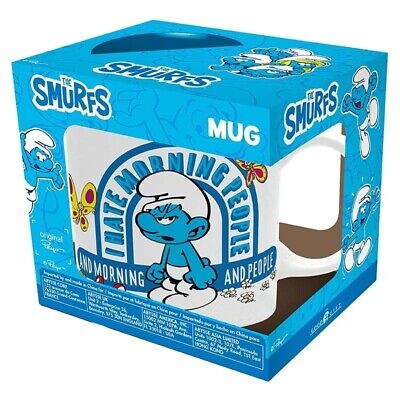 Smurf Morning Mood 11 Oz Mug