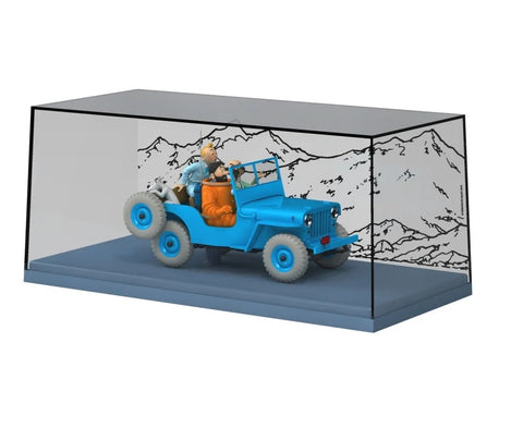 Tintin 1/24 The Blue Jeep