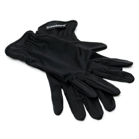 Large Black Microfiber Gloves