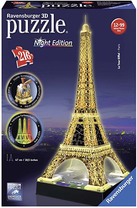 PZ 3D Tour Eiffel La Nuit