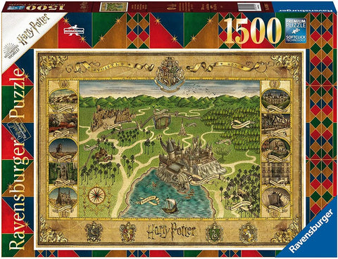 PZ1500 Hogwarts Map
