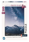 PZ500 Milky Way on the Aiguille Verte