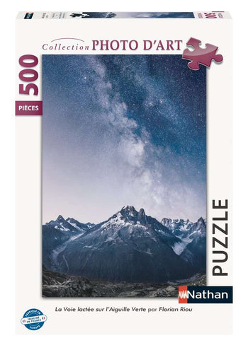 PZ500 Milky Way on the Aiguille Verte