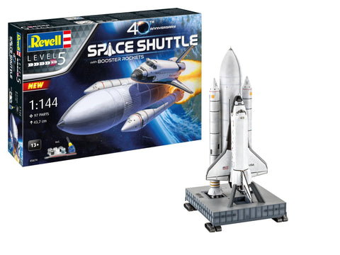 Space Shuttle And Booster Rockets 1:144