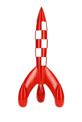 Tintin Rocket 30cm