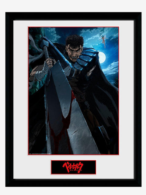 Framed Print Berserk Guts 12x16