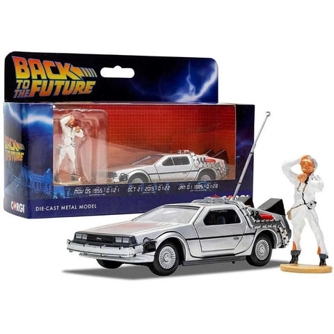 BTTF Delorean & Doc Brown 1/36