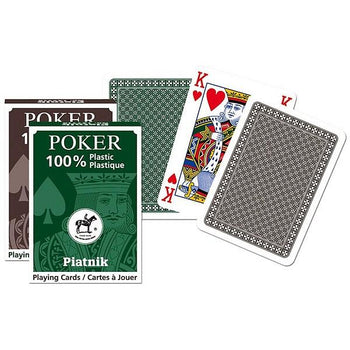 Cartes 100% Plastique Piatnik