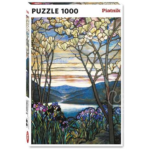 PZ1000 Fenêtre Magnolias & Irises