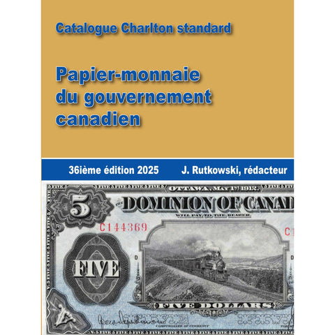 2025 Charlton Papier-Monnaie Canadien