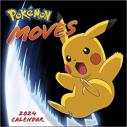 2024 Calendar - Pokemon Moves