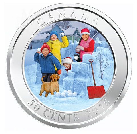 2018 50¢ Snowball Fight