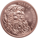 1 Oz En Cuivre-Santa